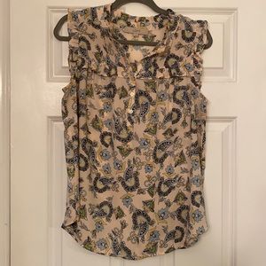 Loft dressy tank style blouse